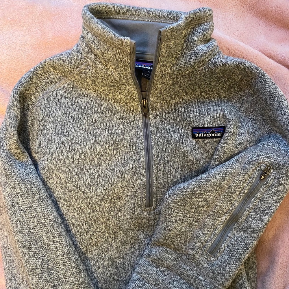 Grey Patagonia Women’s Better Sweater 1/4 Zip